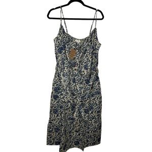 Natural Life NWT Blue and White Floral Lightweight Sleeveless Dress